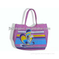 2013 Fashion Design Purple Fabric Hand Bag for Lady